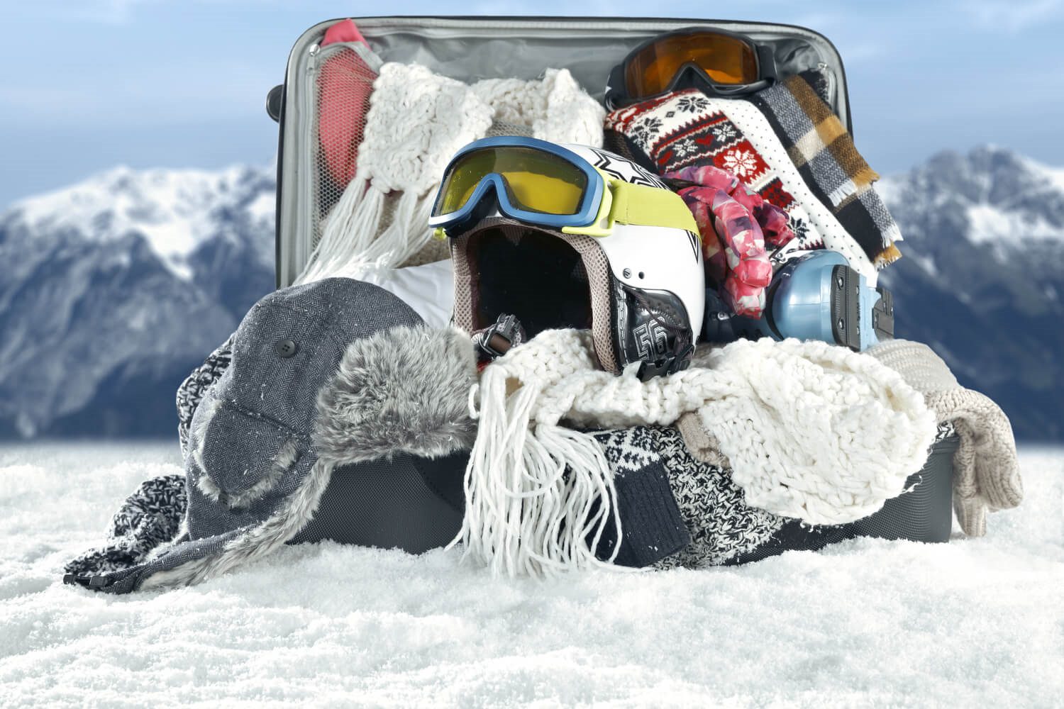 Photo of ski gear for the perfect day skiing in Utah